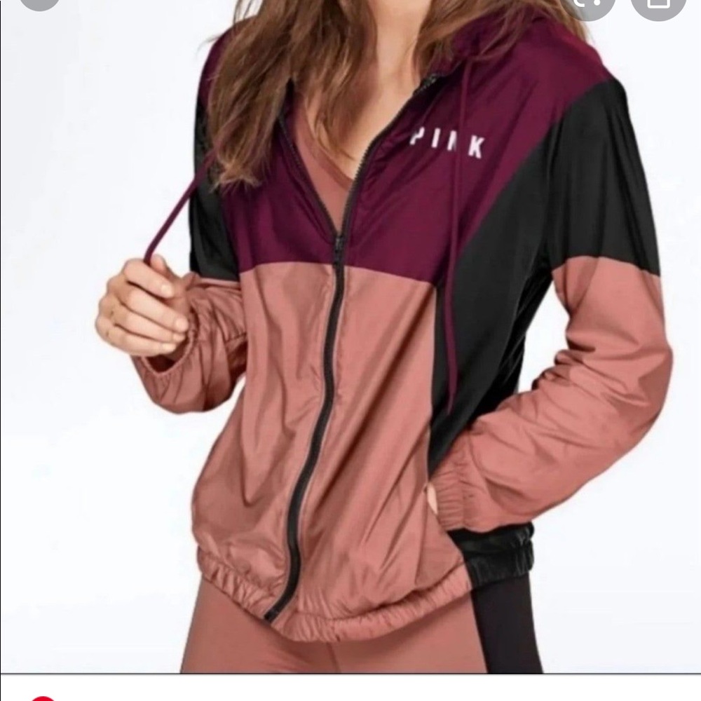 Victoria’s Secret pink windbreaker like new